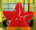 star
balloons - custom balloons - star shape